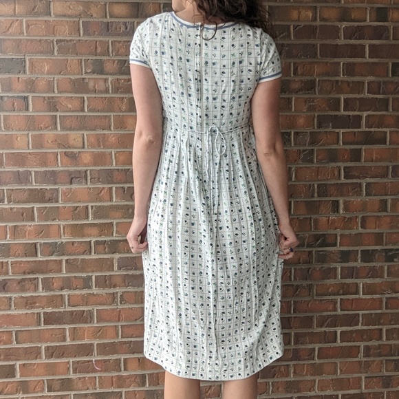 floral square midi summer dress - Picture 12 of 13